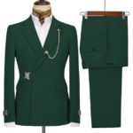Men Business Casual Two-Piece Suit