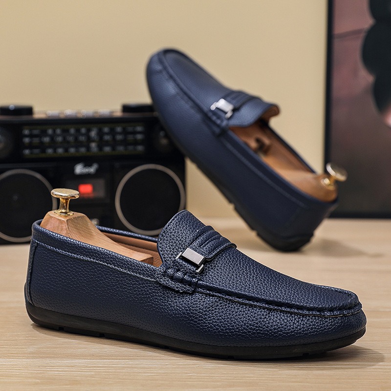 Main Images1 Fashionable Soft-Sole Breathable British-Style Loafers